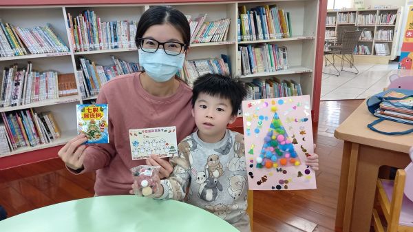 伊甸仁武據點辦冬日派對系列課程 攜手大社圖書館　落實社區化服務理念1